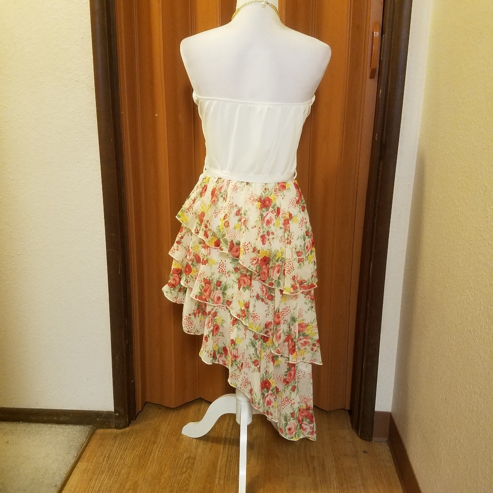 AMSTYCAL FLORAL RUFFLED DRESS - Picture 2 of 6